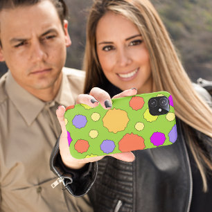 Retro farbenfrohe helle fette Polka-Punkt-iPhone-H Case-Mate iPhone Hülle