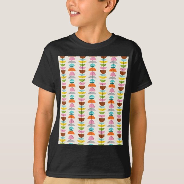 Retro-farbenfrohes-Nester-T-Shirt T-Shirt (Vorderseite)