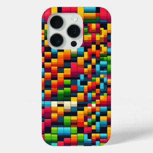 Retro-farbige Block-Mosaik-Handyhülle - Vibrant Case-Mate iPhone Hülle