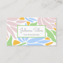 Retro Farbige Blumen