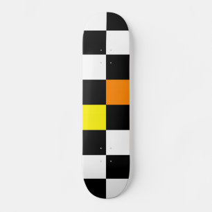 Retro-Farbige Checkboard 2 Skateboard