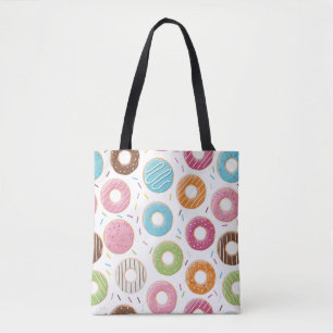 Retro-farbige Donut-Muster Minimalist Party-Spaß