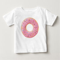 Retro-farbige Donut-Muster Minimalist Party-Spaß