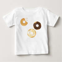 Retro-farbige Donut-Muster Minimalist Party-Spaß