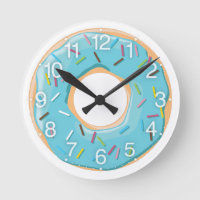 Retro-farbige Donut-Muster Minimalist Party-Spaß