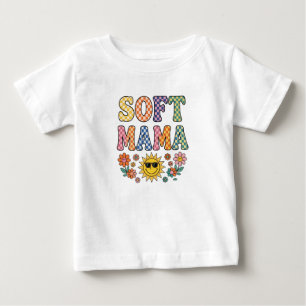 Retro Farbige Karierte Soft Mama PNG - Vintage  Baby T-shirt