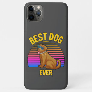 Retro-farbige lustige Golden-Retriever-Hundehülle Case-Mate iPhone Hülle