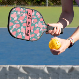 Retro-farbiges Muster Pickleball Schläger