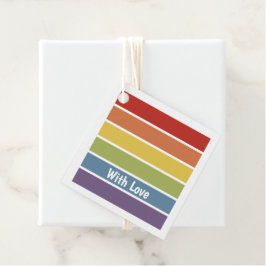Retro-Farbrückführung Personalisiert mit Liebe-Reg Geschenkanhänger