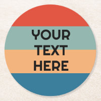 Retro-Farbstreifen mit Vintage-Look und Text