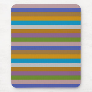 Retro-Farbstreifenmuster Mousepad