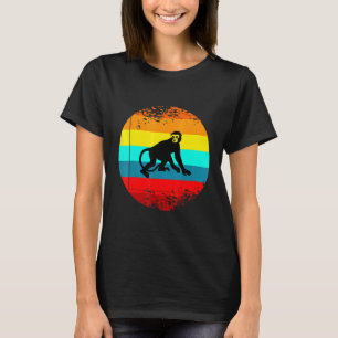Retro-Farm-Animal-Grafik mit einem Vintagen Affen T-Shirt