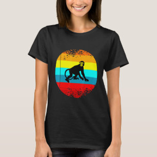 Retro-Farm-Animal-Grafik mit einem Vintagen Affen T-Shirt