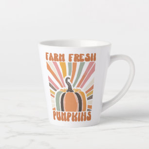 Retro Farm Fresh Pumpkins Milchtasse