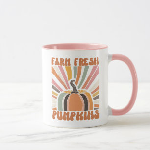 Retro Farm Fresh Pumpkins Tasse