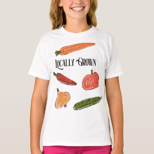 Retro Farmer's Market - Vor Ort gebaute Babydusche T-Shirt