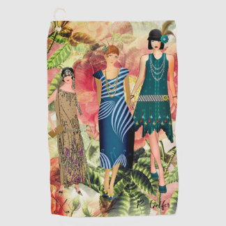 Retro Fashion Ladys Personalisiert Golf Handtuch