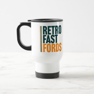 Retro Fast Fords Travel Mug Reisebecher