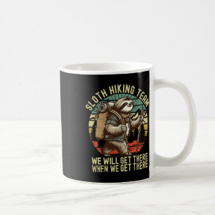 Retro Faultier Wanderteam Wir werden ankommen, wan Kaffeetasse