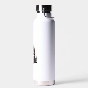 Retro-Faultiergravur-Wildlife-Shirt (3) Trinkflasche