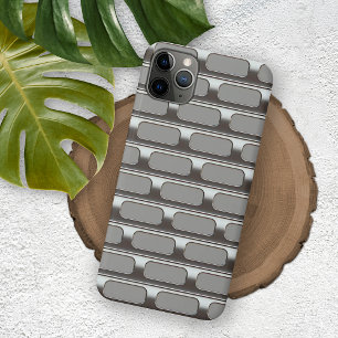 Retro-Faux-Edelstahl-Industrie-Gitternmuster Case-Mate iPhone Hülle