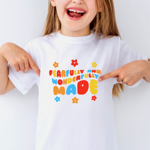 Retro Fearful & Wonderful Made Psalms 139:14 T-Shirt
