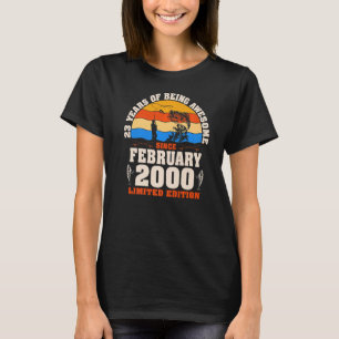 Retro Februar 2000 23 Jahre alter Fischfang 23. Ge T-Shirt