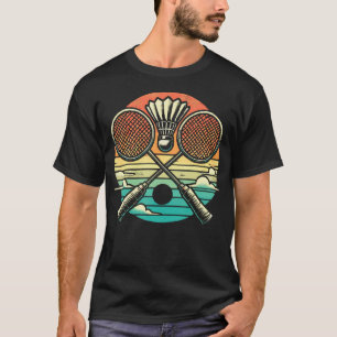 Retro-Federball-Schläger T-Shirt