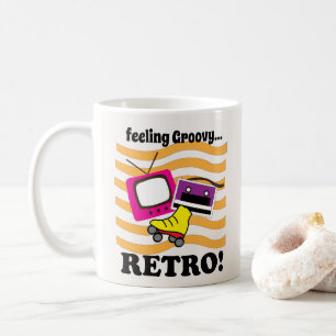 Retro-Feeling Groovy Kaffeetasse
