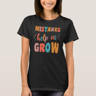 Retro-Fehler helfen uns zu wachsen - Growth Mindse T-Shirt
