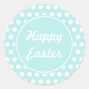 Retro-Feiertags-Frohe-Ostern-Aufkleber Runder Aufkleber