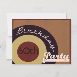 Retro Felsen n Rollengeburtstags-Party Einladung