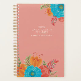 Retro Feminine Kalender Planer jedes Jahr nicht ak