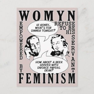 Retro-feministische Humor Scheidungsparty-Einladun Einladung