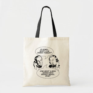 Retro-feministischer Humor Beutel Tragetasche