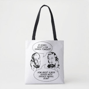 Retro-feministischer Humor-Taschen