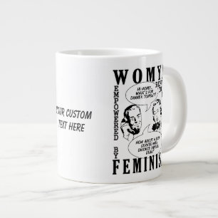 Retro-feministischer Humor Tassen