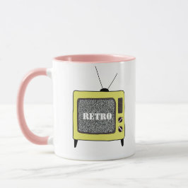Retro Fernsehen Tasse