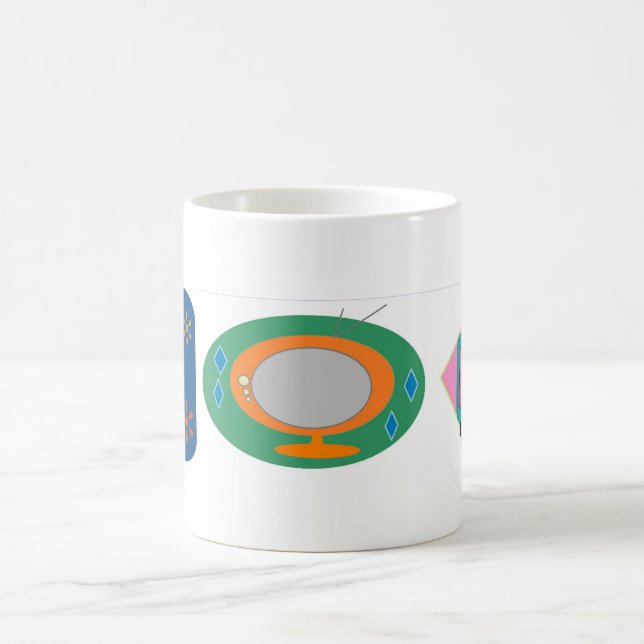 Retro-Fernseher Tasse (Mittel)