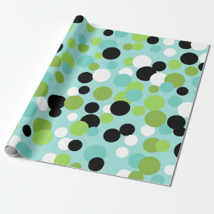 Retro-festliches Punkte-Geschenkpapier Geschenkpapier