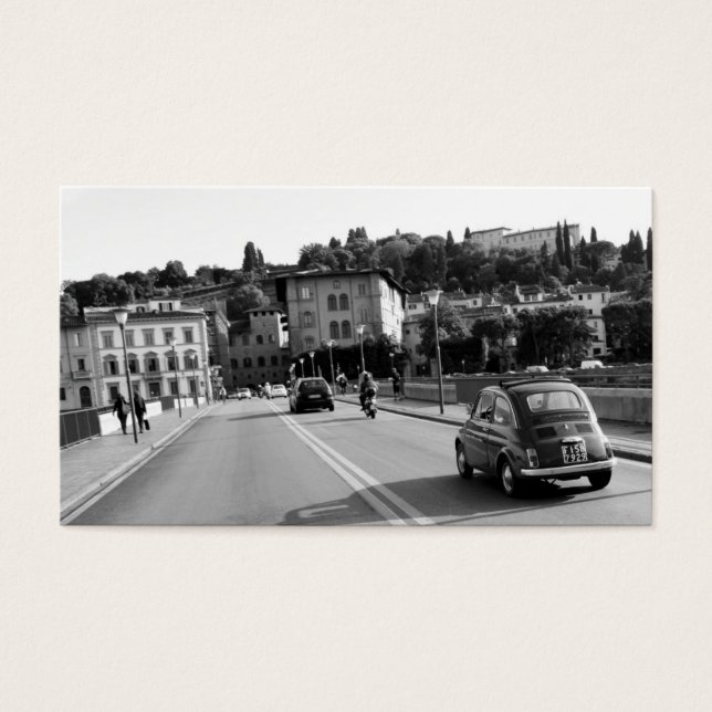 Retro Fiat 500 in Florenz (Vorderseite)