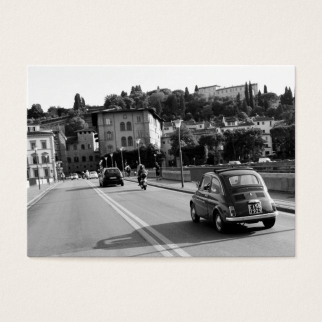 Retro Fiat 500 in Florenz (Vorderseite)