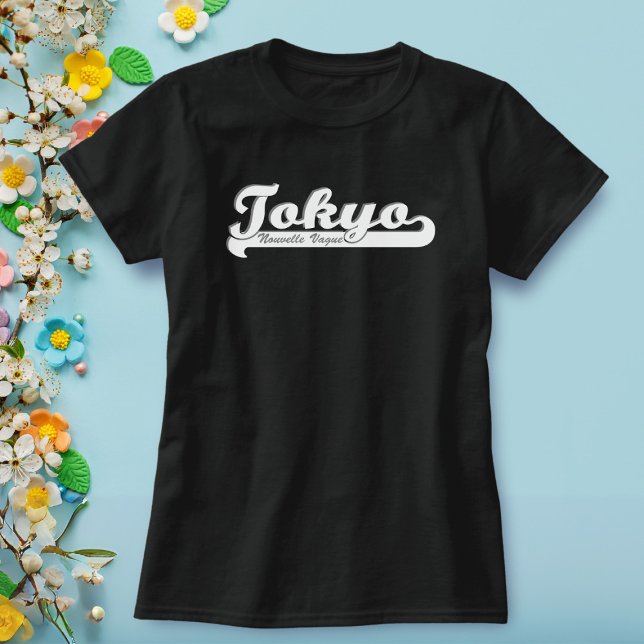 Retro Figaro Zitat Tokyo Nouvelle Vague T - Shirt (Retro Tokyo Nouvelle Black Figaro Car Lover T-Shirt just for you)