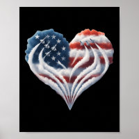 Retro Fighter Jet Airplane Amerikanisches Flaggenh