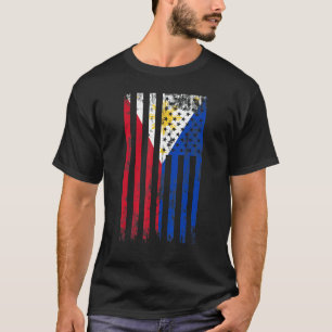 Retro Filipino Flag Philippinen T-Shirt