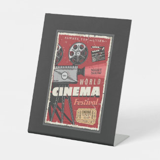 Retro-Film-Fest Sockelschild