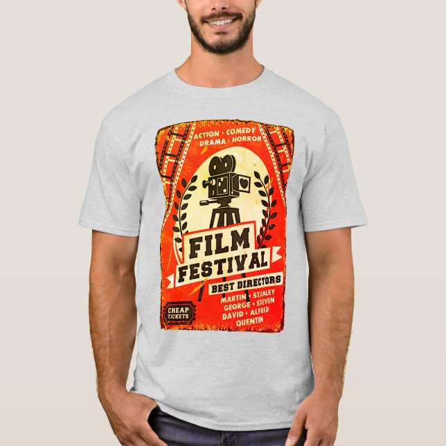Retro Film Festival T - Shirt (Vorderseite)