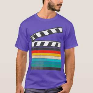 Retro Filmemacher Kameramänner Videografen T-Shirt