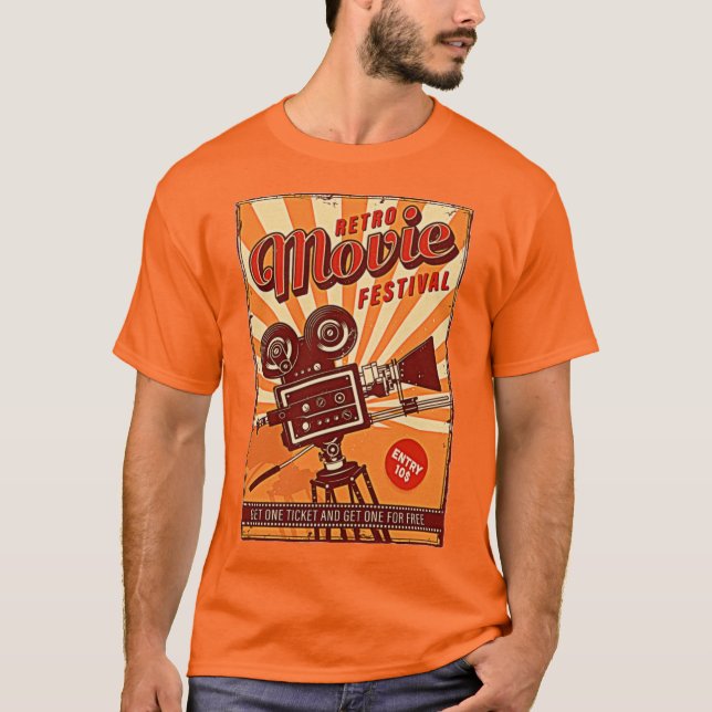 RETRO Filmfestival T - Shirt (Vorderseite)