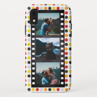 Retro Filmstrip farbenfroh Polka Dot Foto Collage